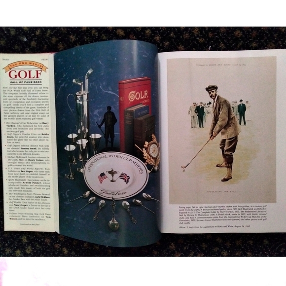 GOLF THE PGA WORLD GOLF HALL OF FAME BOOK. - Picture 3 of 4